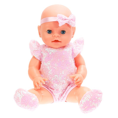 Пупс интерактивный Анечка Pink Карапуз Y40BB-PINK-24-RU-25-NW 1